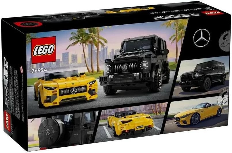 Set LEGO Speed Champions 76924 Mercedes-AMG G 63 dhe Mercedes-AMG SL 63