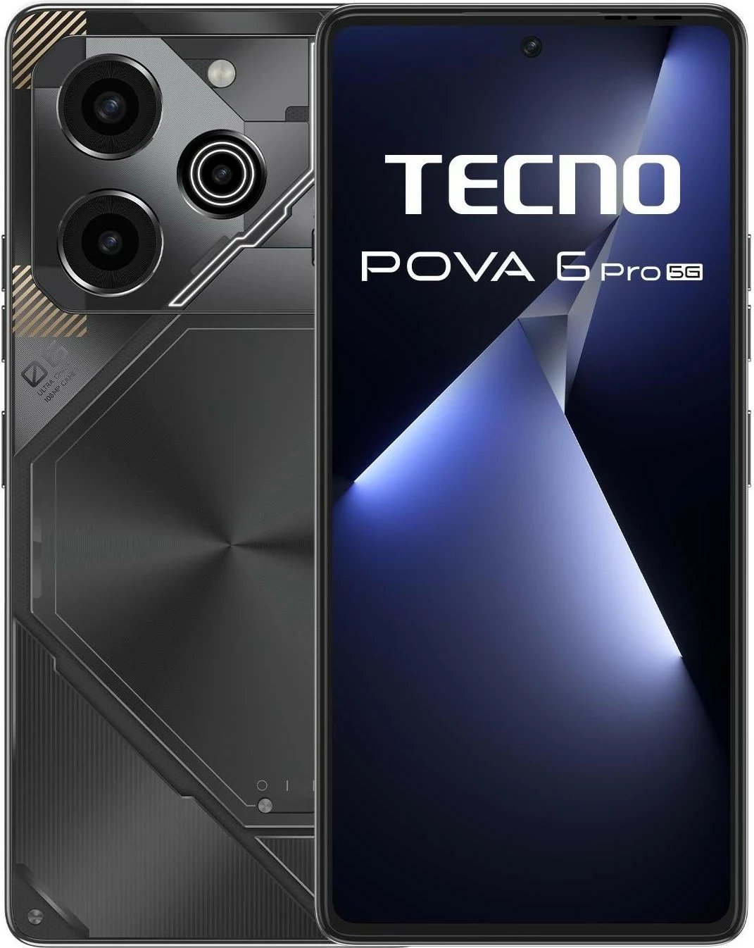 Celular TECNO POVA 6 Pro 5G, 12/256GB, grey