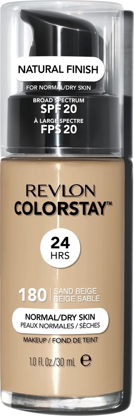 Krem pudër Revlon Colorstay 24H 180 Sand Beige, 30 ml