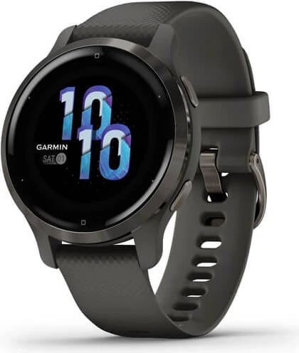 Orë inteligjente Garmin Venu 2S, ngjyrë grafiti dhe e zezë