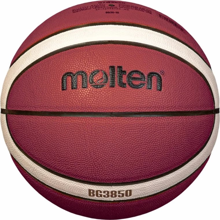 Top për basketboll Molten, kafe dhe portokalli