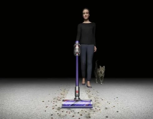 Fshesë me korrent Dyson V11 Advanced, blu-gri