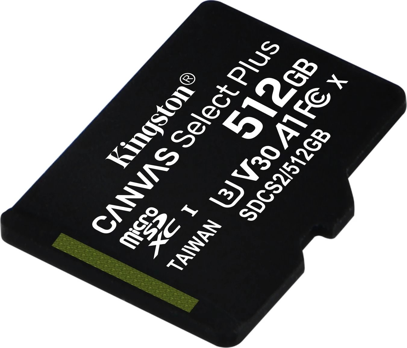 Kartelë microSDXC Kingston Canvas Select Plus 512GB, Class 10, UHS-I, e zezë