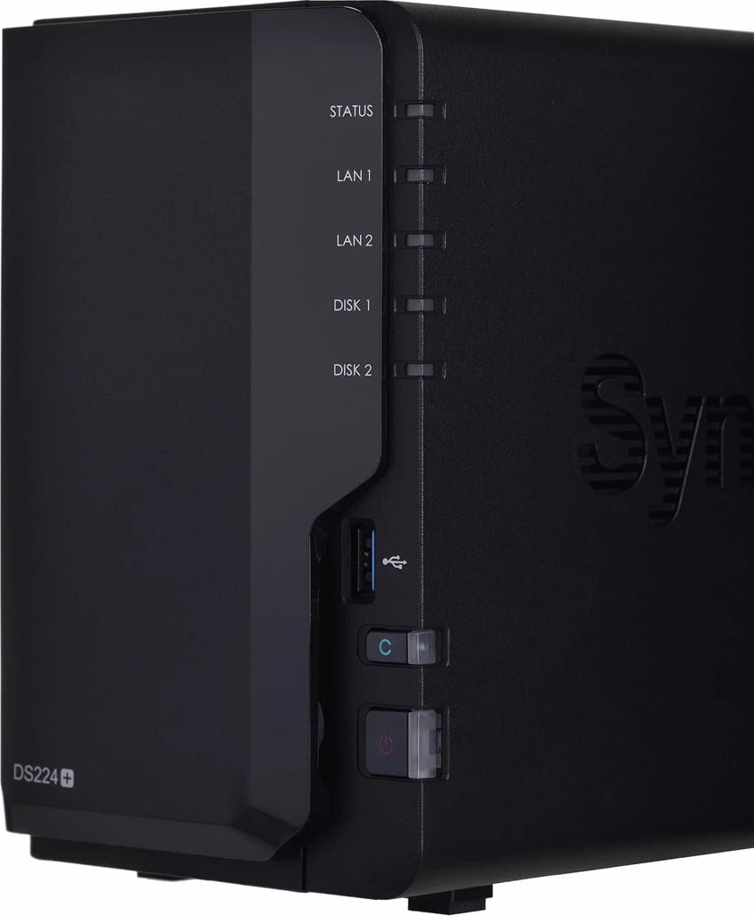 Server për Ruajtje Synology DiskStation DS224+, Desktop Ethernet LAN