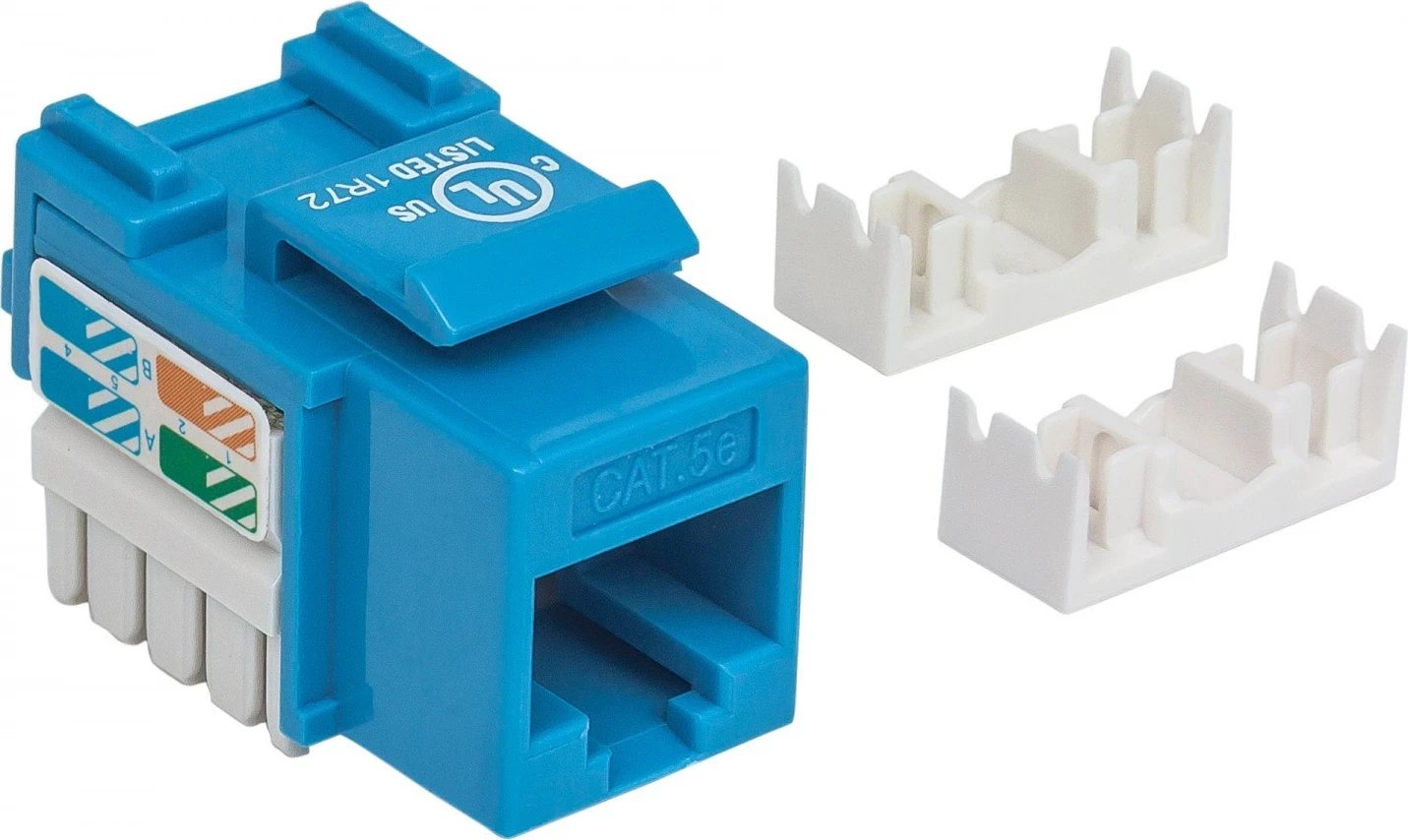 Adapter Intellinet Keystone RJ45 UTP Cat5e, blu