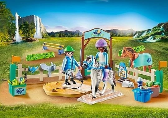 Konstrukt Playmobil Horses of Waterfall 71637, arenë moderne