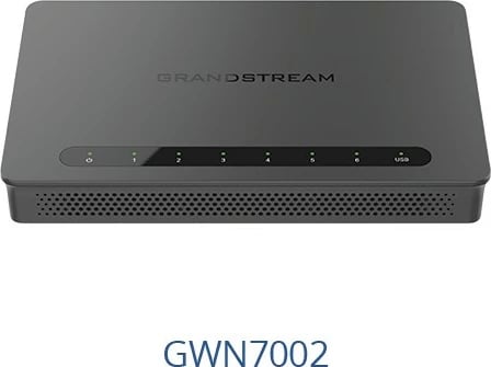 Router VPN Gigabit Multi-WAN Grandstream Networks GWN7002, Ethernet WAN, 2.5 Gigabit Ethernet, Gigabit Ethernet, Zi