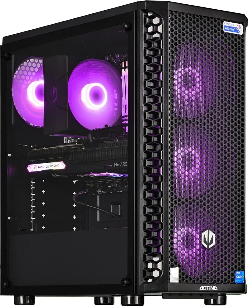 Kompjuter Actina, AMD Ryzen 5, 32GB RAM, 1TB SSD, AMD Radeon RX 6600,  i zi