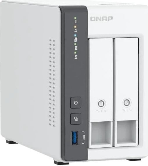 NAS Qnap TS-216G, 4GB RAM, 2.0 GHz, i bardhë