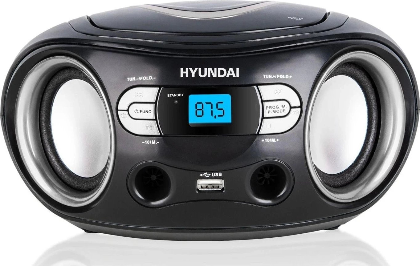 Radio me CD Hyundai TRC533AU3BS, e zezë