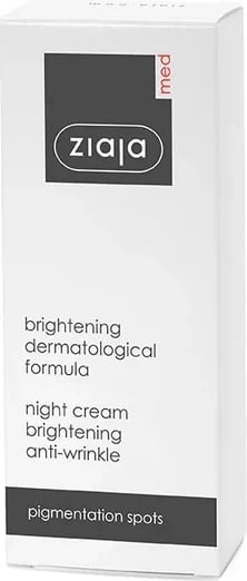 Ziaja brightening anti-wrinkle night cream 50ml