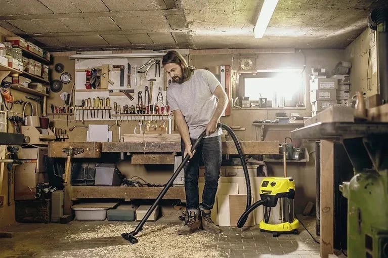 Fshesë me vakum Karcher WD 3 PS V-17/4/20, 17 L, Argjendtë