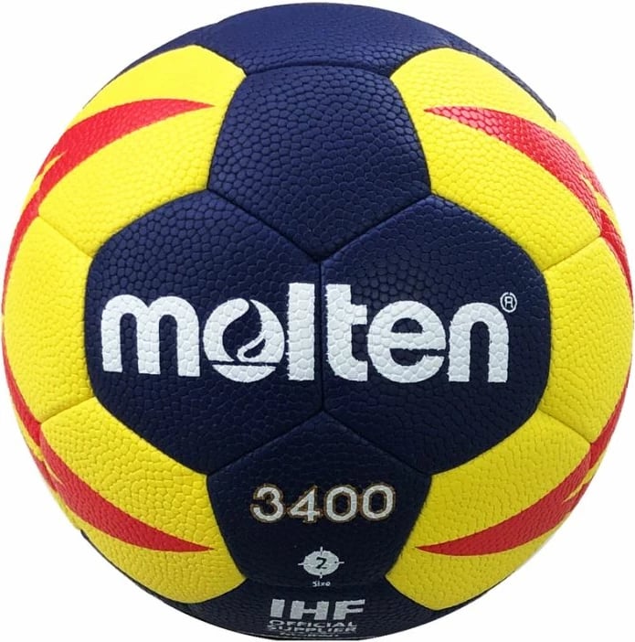 Top për hendboll Molten, për meshkuj dhe femra, blu marin dhe të verdhë