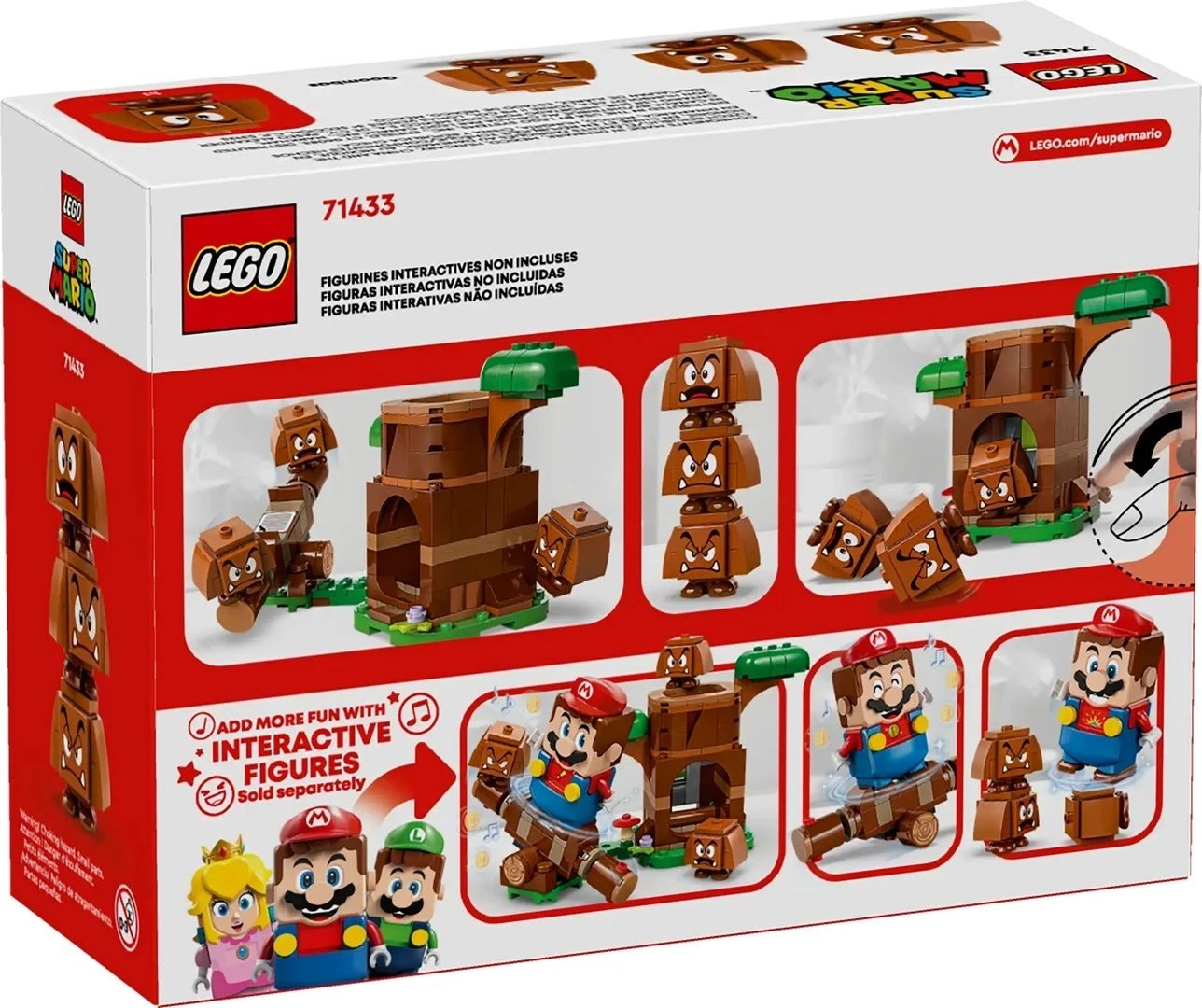 Lego Super Mario 71433 Goombas' Playground