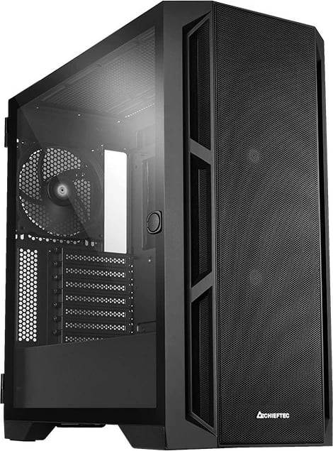 Kasë Chieftec APEX AIR GA-01B-M-OP, ATX, Midi Tower, PC, EATX, micro ATX, Mini-ITX, SPCC, Gaming, e zezë