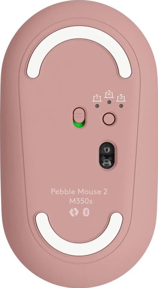 Maus Logitech Pebble M350s, wireless, pink