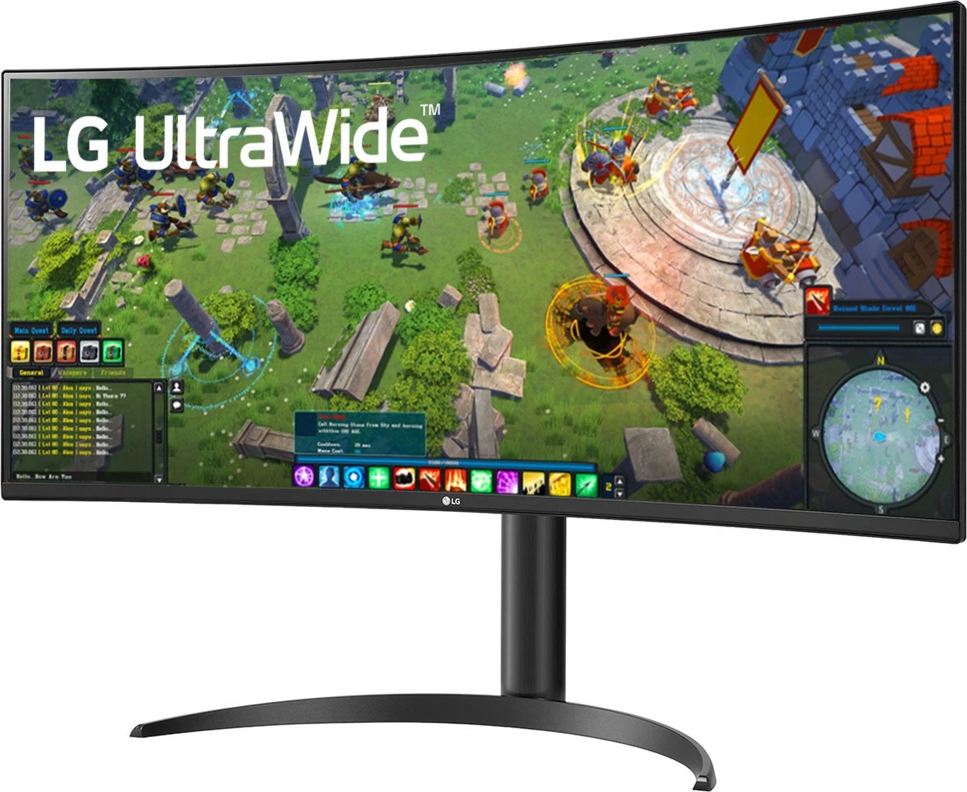 Monitor LG 34WP65CP-B.AEU, 86.4 cm (34"), 3440 x 1440 pixels, Quad HD, LED, 5 ms, i zi