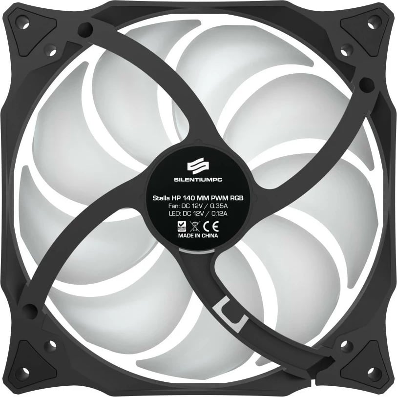 Ventilator SilentiumPC Stella HP RGB 140 PWM, 140mm, i zi