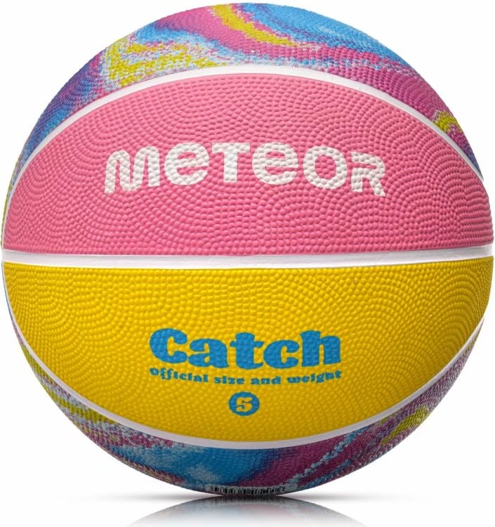 Top për basketboll për fëmijë Meteor, me ngjyra