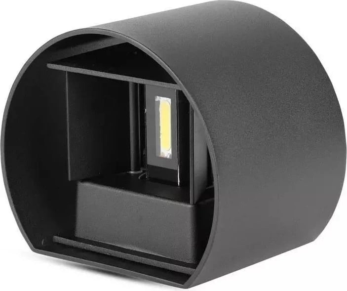 Dritë muri LED V-TAC VT-756-B, 5W, IP65, 4000K, e zezë