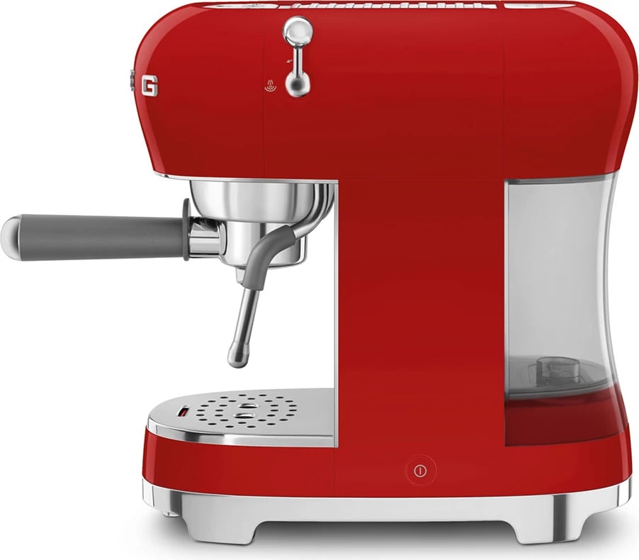 Aparat per Kafe SMEG 50´STYLE në ngjyrë të kuqe