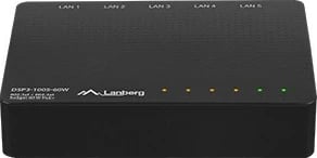 Switch Lanberg, PoE DSP3-1005-60W, 5 porte, 1Gb/s