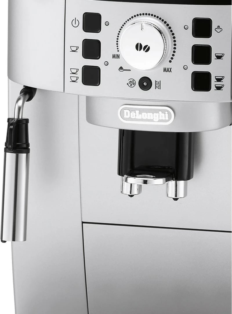 Aparat espresso De’Longhi ECAM 22.110.SB, 1.8 L, Kafe kokrra, Kafe e bluar, Mulli i integruar, 1450 W, E zezë, Argjend