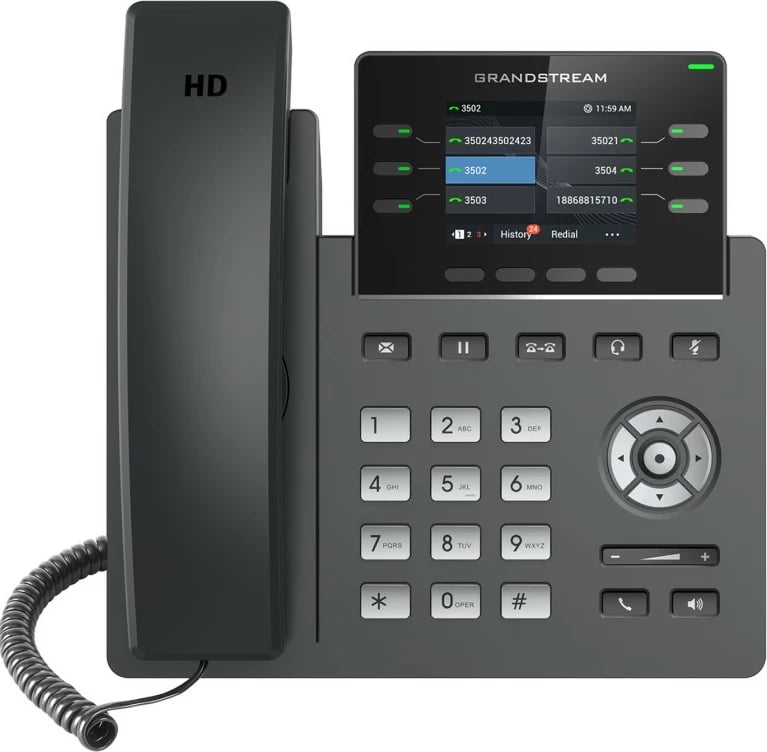 Telefon IP Grandstream GRP2613, 6 linja, i zi