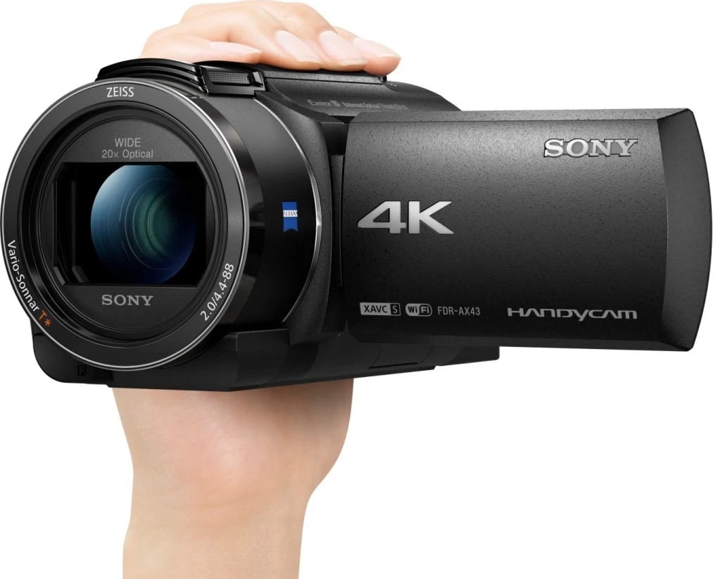 Kamerë Sony FDR-AX43, 4K, e zezë