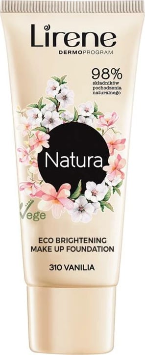 Pudër ndriçuese Lirene Natura Eco 310 Vanilla, 30ml