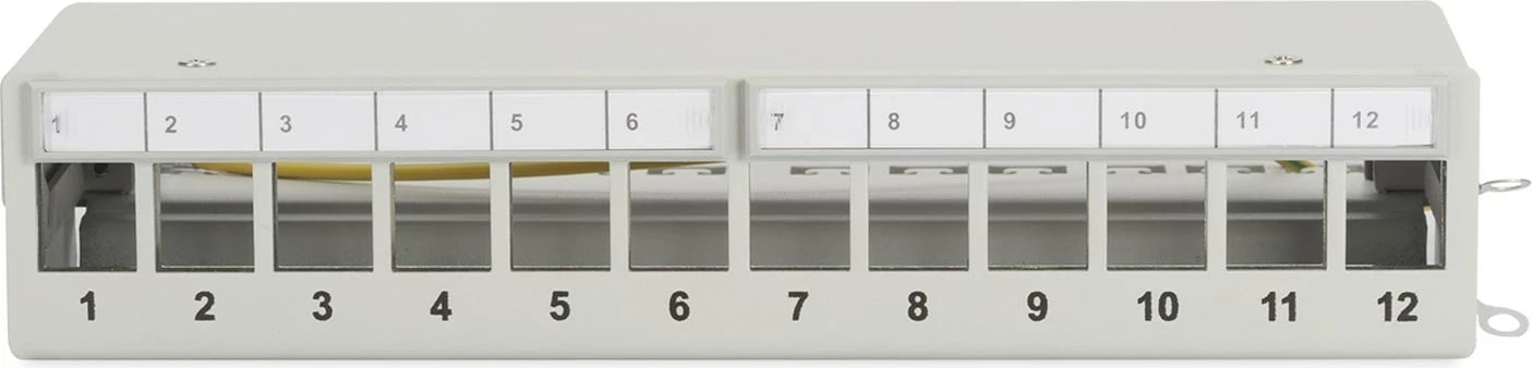 Panel patch DIGITUS DN-93706, RJ-45, Gri