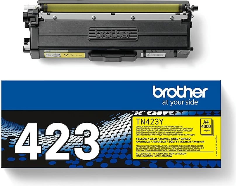 Toner Brother TN-423Y, 4000 faqe, Verdhë