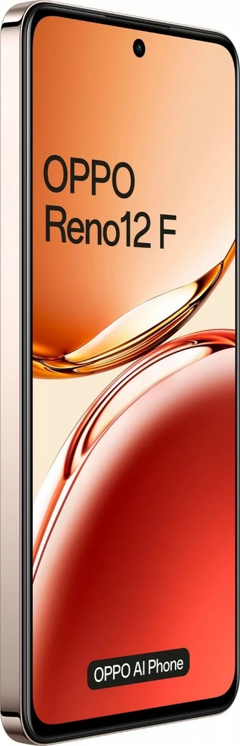 Celular OPPO Reno 12 F 8/256GB, portokalli