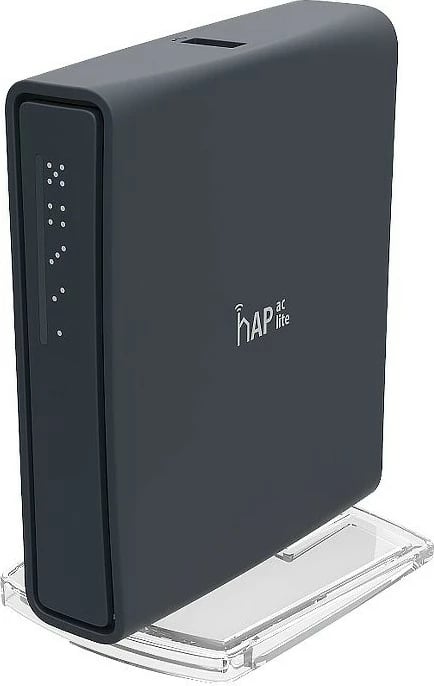 Router MikroTik hAP ac lite tower, 2.4 GHz, 5 GHz, 10,100 Mbit/s, e zezë