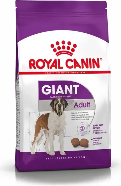 Ushqim i thatë për qen Royal Canin Giant Adult, 15 kg