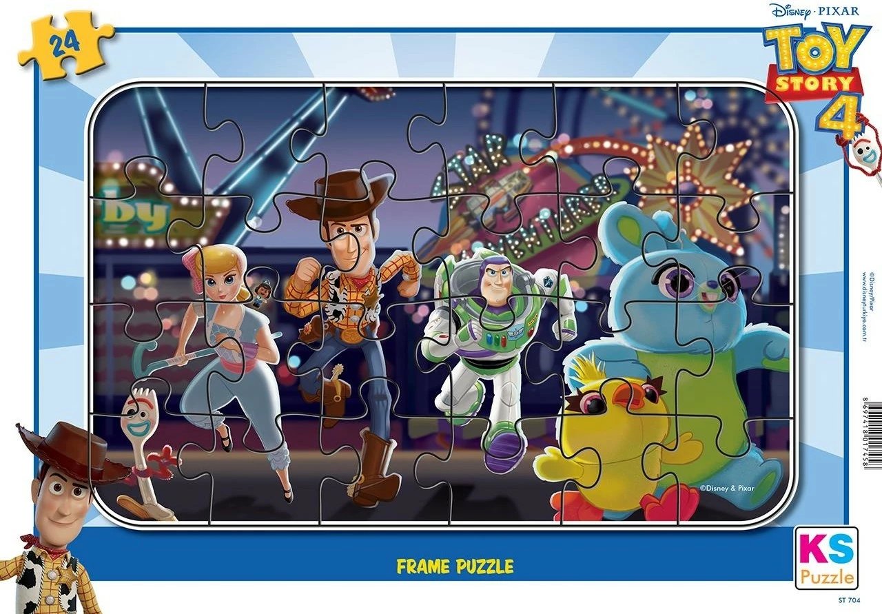 Puzzle për fëmijë KS Games Toy Story 4, 24 pjesë