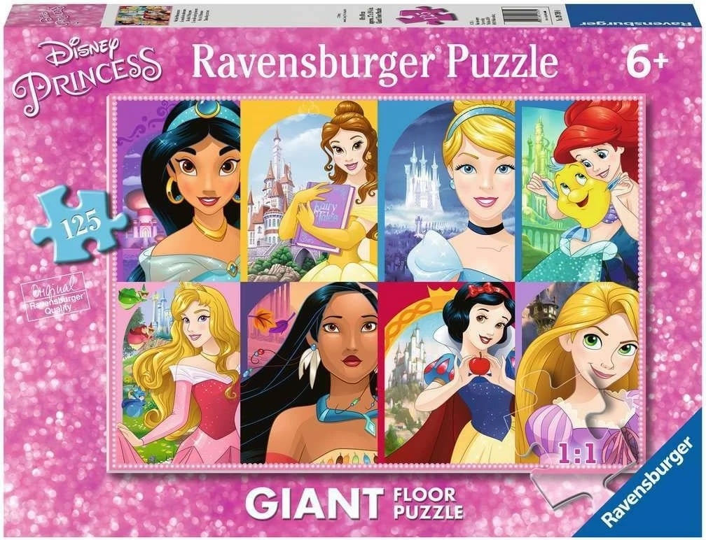 Puzzle Ravensburger 125 copë, Disney Princess, për fëmijë