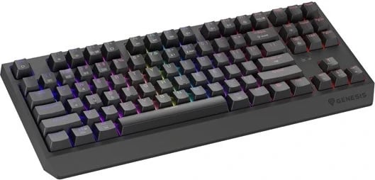 Tastaturë mekanike Genesis Thor 230 TKL, RGB, Outemu Panda, e zezë