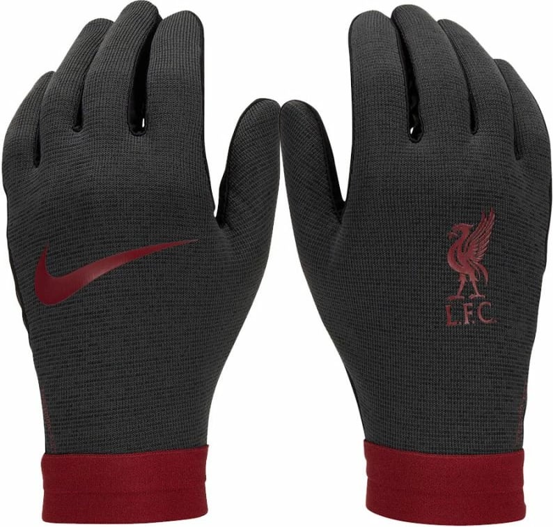 Doreza për futboll Nike Liverpool FC Thermafit HO23 FJ4857-010, për meshkuj dhe fëmijë, të zeza