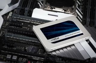 SSD Crucial MX500, 500 GB, 2.5", 560 MB/s, Silver