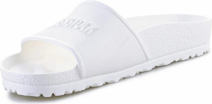 Papuqe Birkenstock, unisex, të bardha