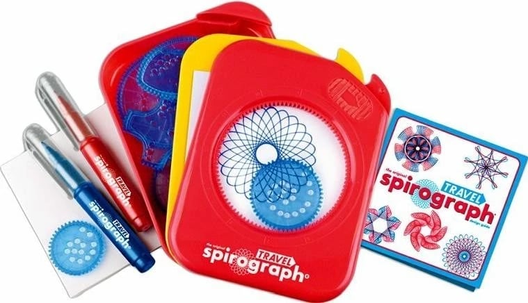 Seti Artistik për Udhëtim Spirograph 1020Z, blu