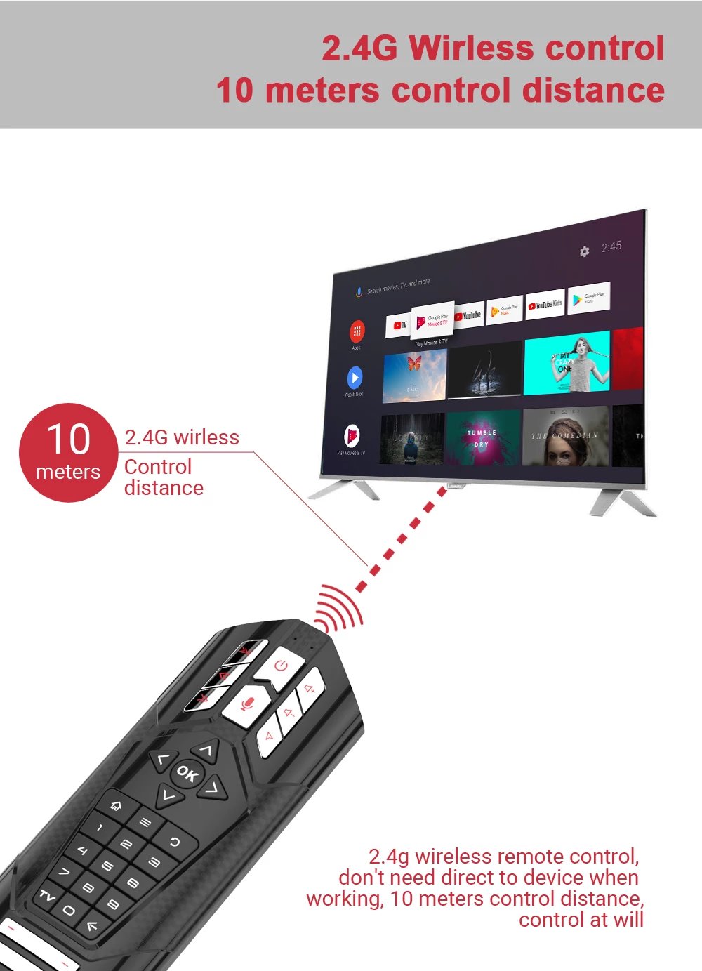 Air Mouse XR R1 Voice Control