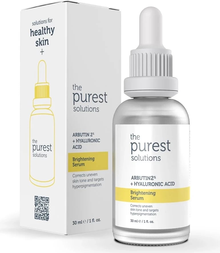 Serum ndriçues The Purest Solutions Arbutin 2% + Acidi Hialuronik, 30 ml