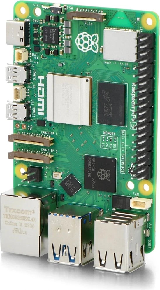 Minikompjuteri Raspberry Pi 5, 4GB