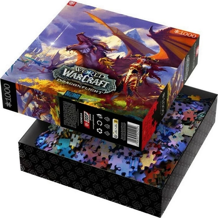 Puzzle Cenega Publishing World of Warcraft: Dragonflight, 1000 copë, Multikolor