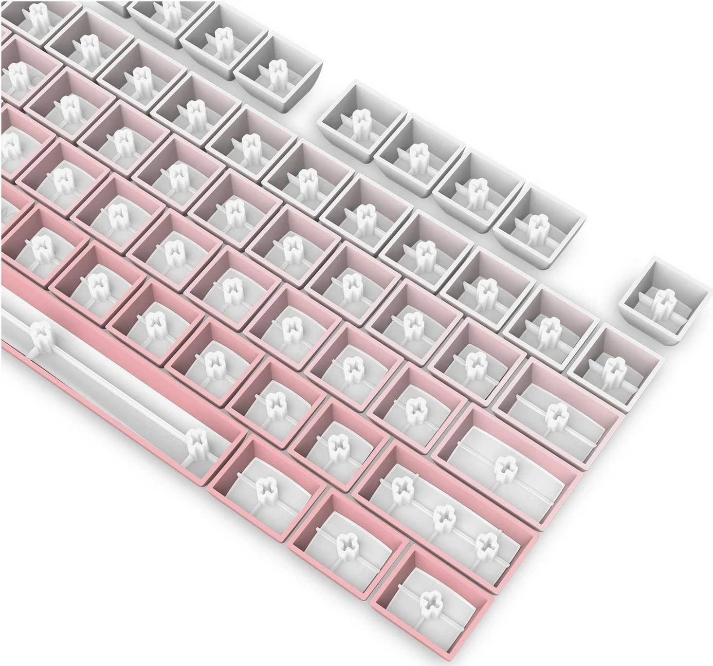 Keycaps Redragon A139, 104 taste, rozë