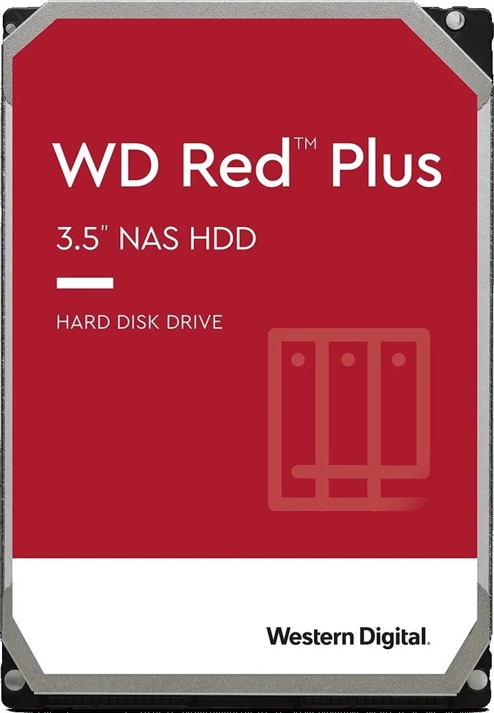 Hardisk WD Red Plus 2TB për NAS