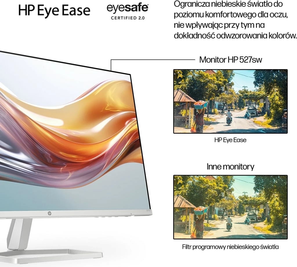 Monitor HP 27-inç Series 5 FHD 527sw, bardhë