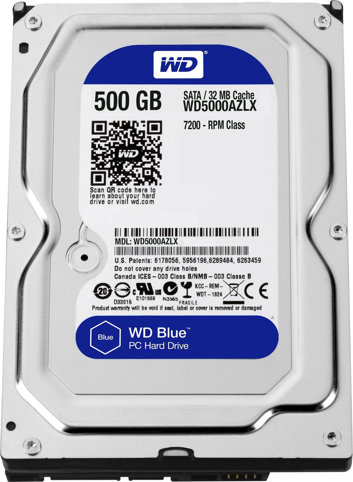 Hard disk Western Digital Blue 500 GB 7200 RPM